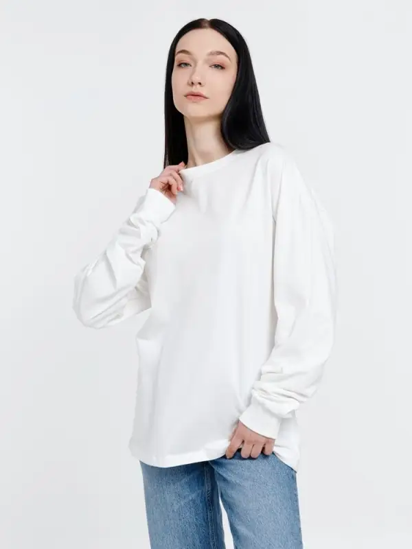 Футболка оверсайз унисекс Сity Sapiens, молочно-белая, размер S Футболка оверсайз унисекс Сity Sapiens, молочно-белая, размер S