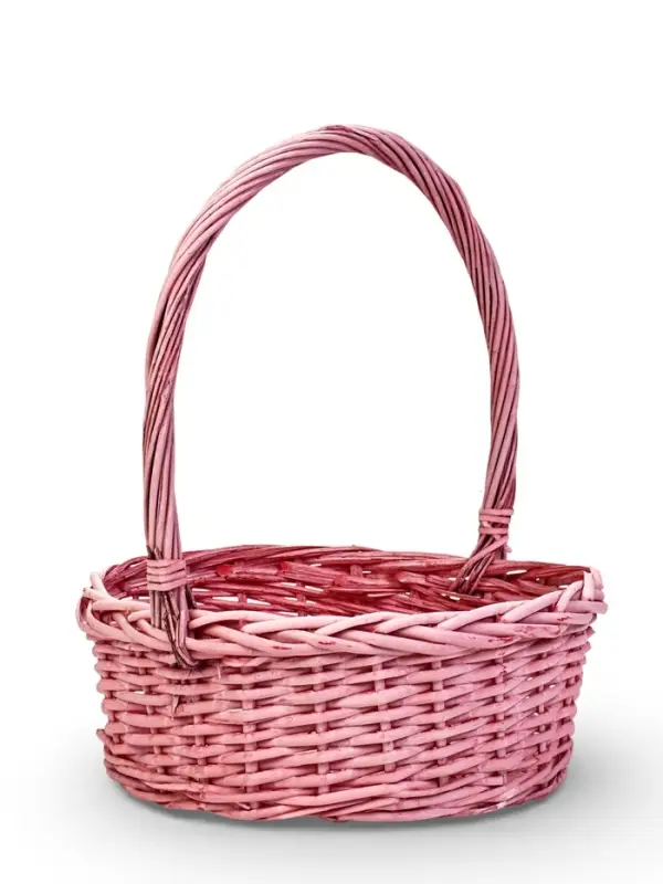 Набор корзин 3 шт ИВА 38x38x14 33x33x12 27х27x12 см ПЛЕТ ручка h=20/18/16 см