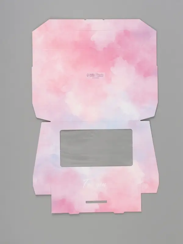 Коробка подарочная с окном &laquo;Для тебя&raquo;, 20&times;12&times;4 см, самосборная