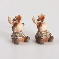 Фигурка &laquo;Лосики в свитерах&raquo;, набор 2 шт. 4&times;3.5&times;5.5 см