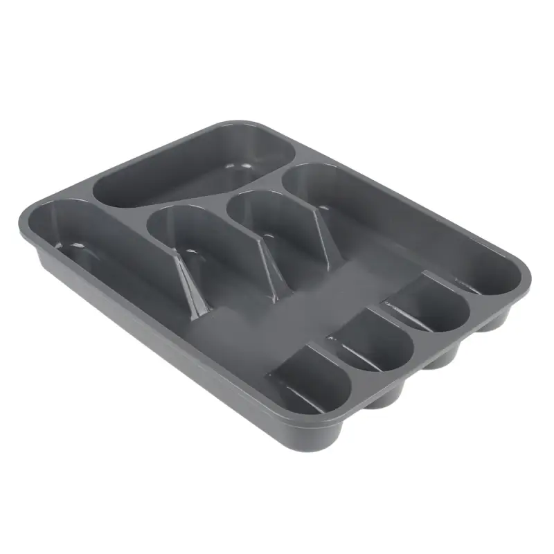 Лоток для столовых приборов тм VETTA, 5 секций, 32,8х25х4см, пластик, 3 цвета