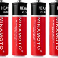 Батарейка Minamoto R6 AA Shrink 4 Heavy Duty 1.5V (4/60/1200) 4 шт/уп