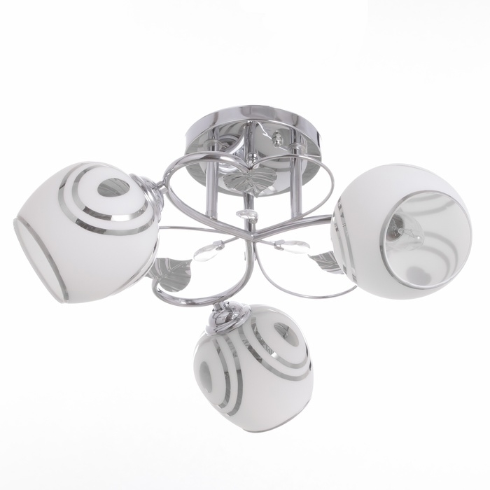 Люстра Люстра "Дорис" 3х40Вт Е27 Хром МОДЕЛЬ: 2679462