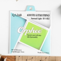 Струны для акустической гитары Orphee QA160, 011-052