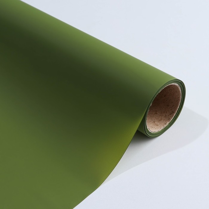 Плёнка для цветов упаковочная пудровая «Хвойная», 0.5 х 9 м Плёнка для цветов упаковочная пудровая «Хвойная», 0.5 х 9 м