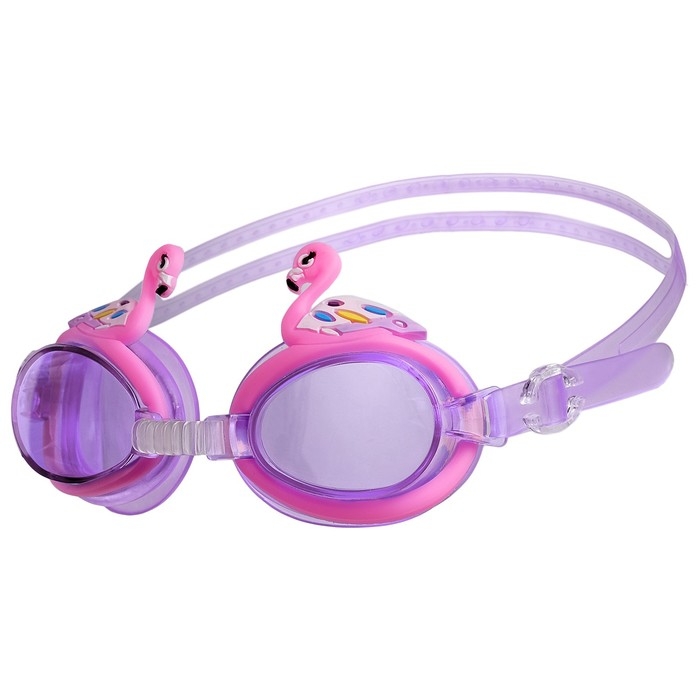 Очки для плавания детские ONLITOP «Фламинго», беруши, цвета МИКС Очки для плавания детские ONLITOP «Фламинго», беруши, цвета МИКС
