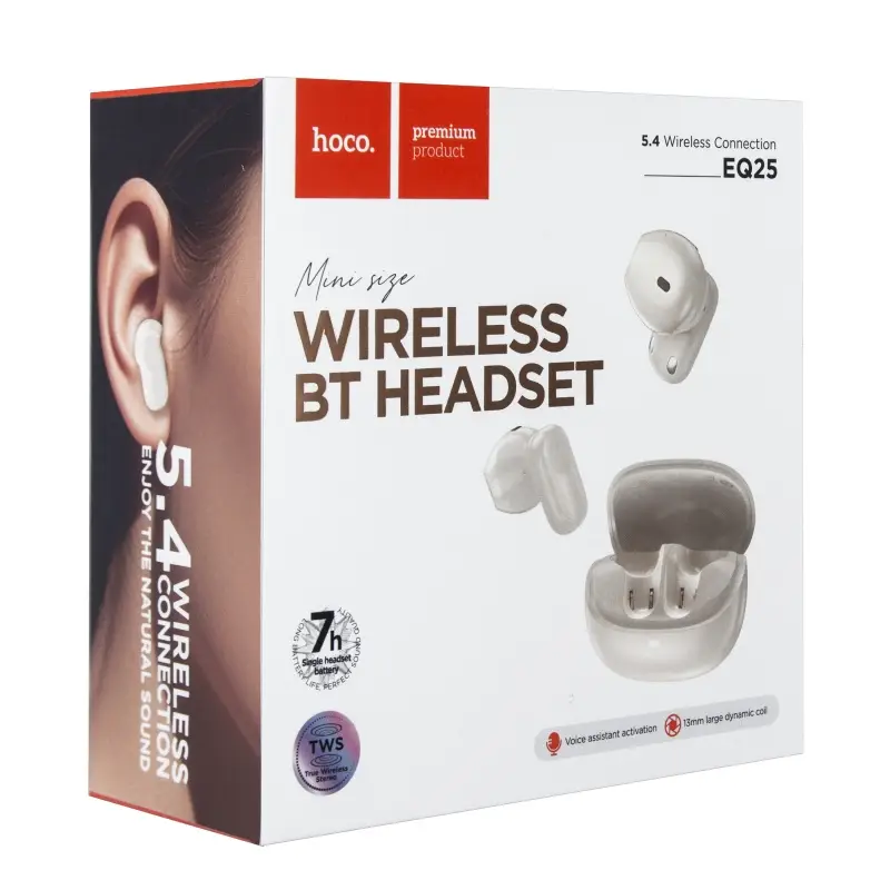 Гарнитура Wireless Headset EQ25 HOCO белая