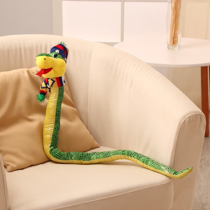 Мягкая игрушка «Змея», зимняя, 91 см Мягкая игрушка «Змея», зимняя, 91 см