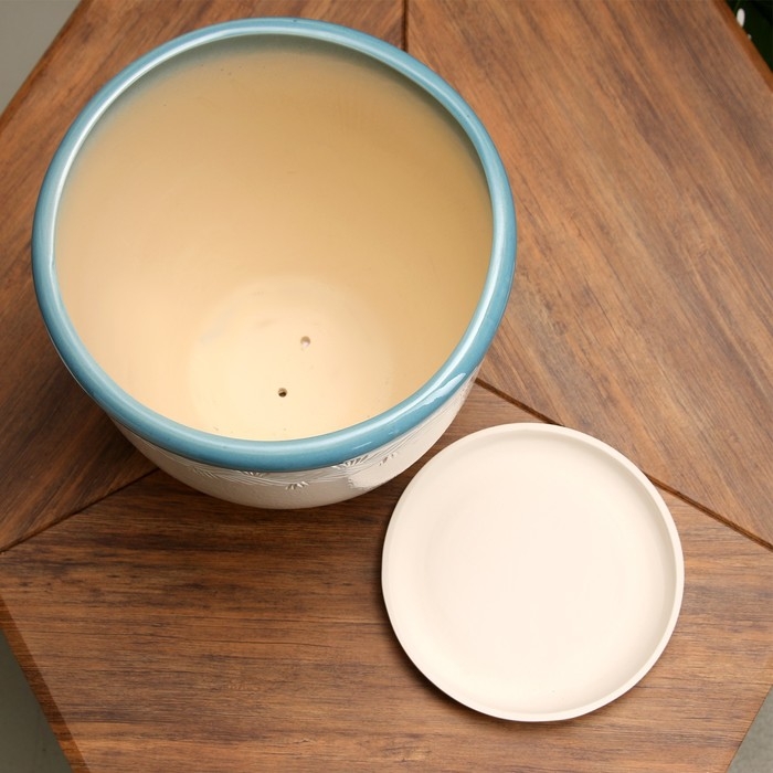 Горшок цветочный Горшок цветочный "Ирис 1" полосатый 15л