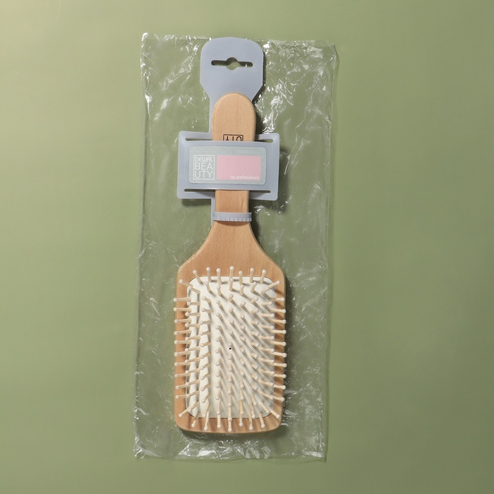 Расчёска массажная, широкая, 7,5 × 23,5 см, цвет «светлое дерево» Расчёска массажная, широкая, 7,5 × 23,5 см, цвет «светлое дерево»