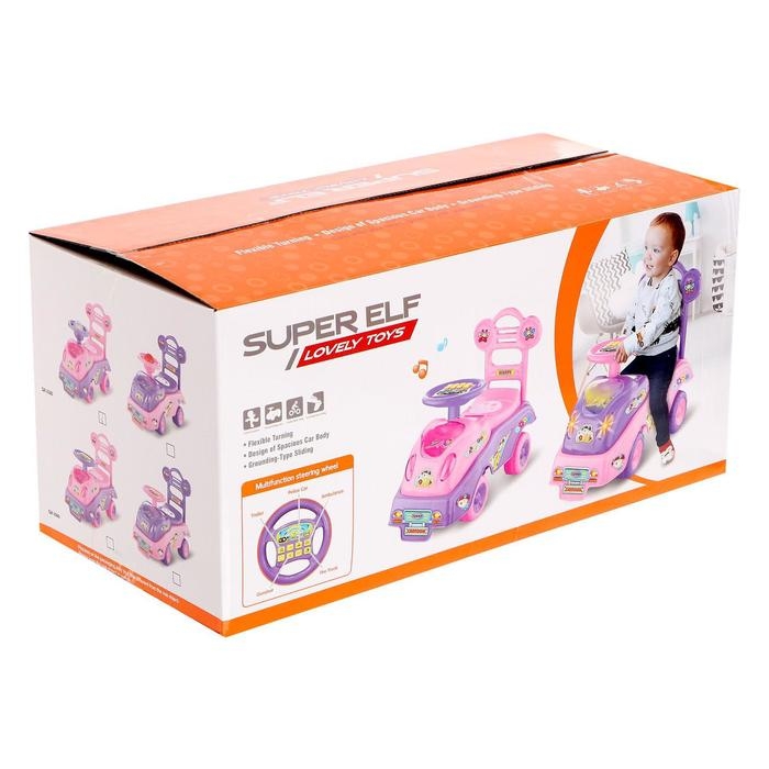 Толокар «Машинка для девочки», с музыкой, цвет розовый Толокар «Машинка для девочки», с музыкой, цвет розовый