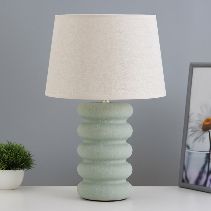 Настольная лампа Настольная лампа "Беатриса" Е27 40Вт зеленый 30х30х41,5см RISALUX