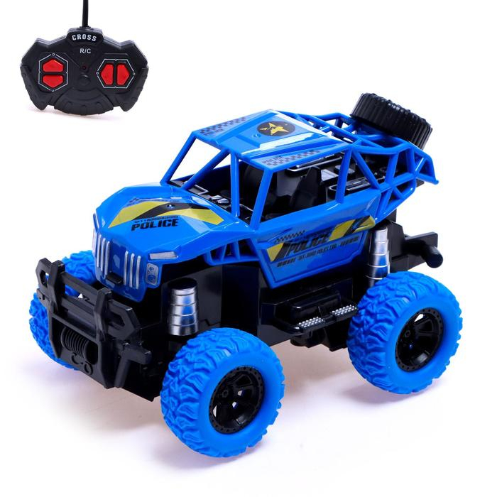 Джип радиоуправляемый «Полиция», работает от батареек, МИКС Джип радиоуправляемый «Полиция», работает от батареек, МИКС
