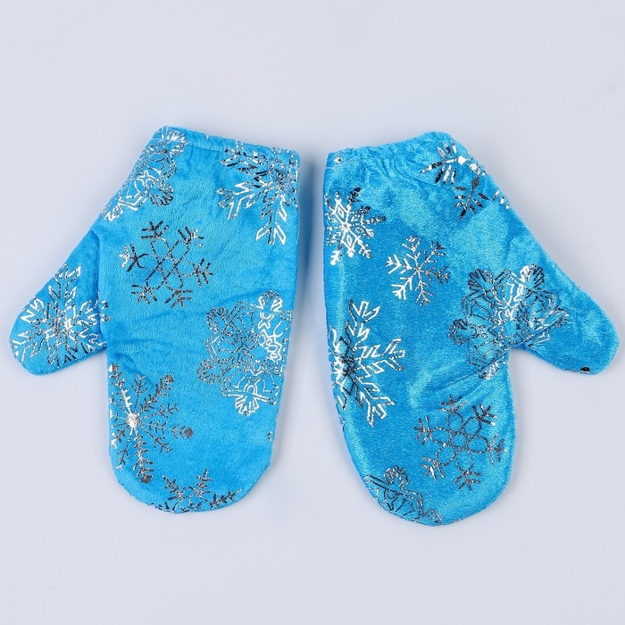 Карнавальный набор «Волшебная снегурочка»: шапка, варежки, парик с косичками, р. 56–58 см Карнавальный набор «Волшебная снегурочка»: шапка, варежки, парик с косичками, р. 56–58 см