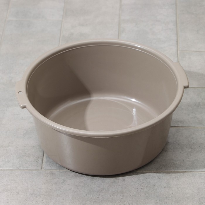 Таз пластиковый круглый , 10 л, цвет микс Таз пластиковый круглый , 10 л, цвет микс