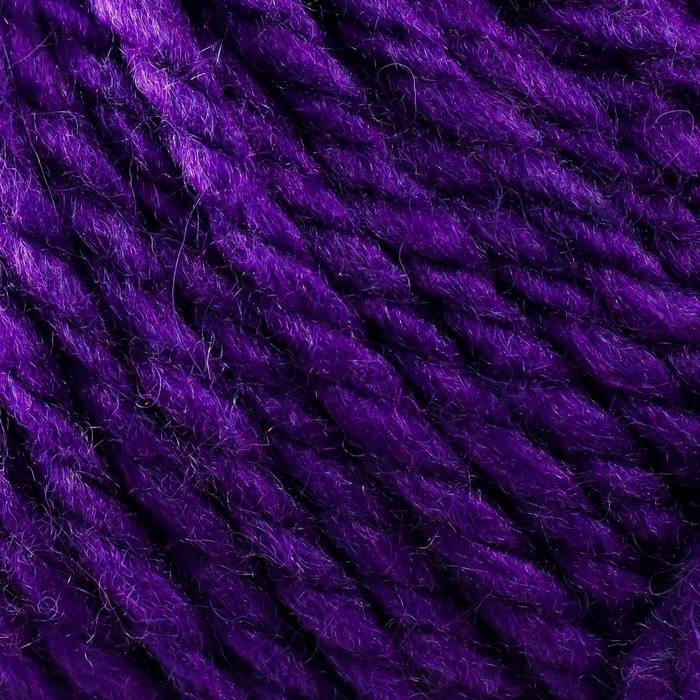 Пряжа Пряжа "Осенняя" 25% шерсть, 75% ПАН 150м/200гр (78-Фиолетовый)