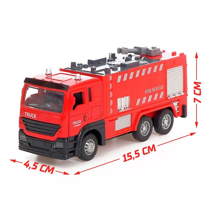 Парковка «Пожарная часть» с машинкой и рацией, световые и звуковые эффекты, МИКС Парковка «Пожарная часть» с машинкой и рацией, световые и звуковые эффекты, МИКС