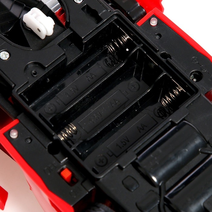 Робот радиоуправляемый «Спорткар», трансформируется, световые и звуковые эффекты, МИКС