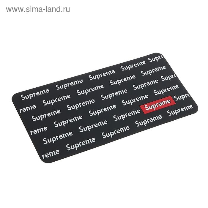 Коврик противоскольязщий 30×15 см, Supreme, черный Коврик противоскольязщий 30×15 см, Supreme, черный
