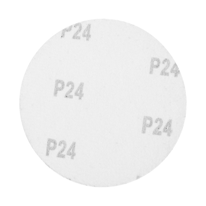 Круг абразивный шлифовальный под  Круг абразивный шлифовальный под "липучку" ТУНДРА, 125 мм, Р24, 10 шт.