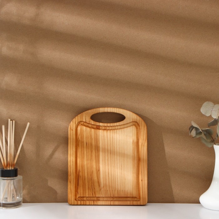 Набор разделочных досок на подставке Adelica, 3 шт: 38×18, 30×18, 22×18 см, берёза Набор разделочных досок на подставке Adelica, 3 шт: 38×18, 30×18, 22×18 см, берёза