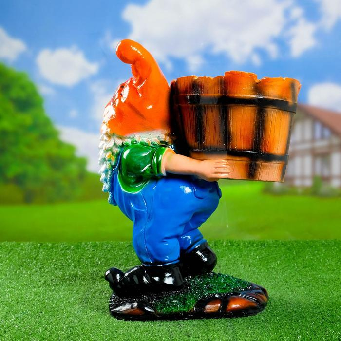 Фигурное кашпо Фигурное кашпо "Гном" средний 20х30х40 см