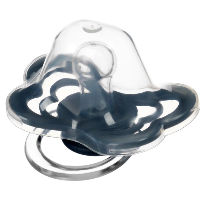 Соска - пустышка силиконовая классическая, от 0 мес., с колпачком, цвет синий Соска - пустышка силиконовая классическая, от 0 мес., с колпачком, цвет синий