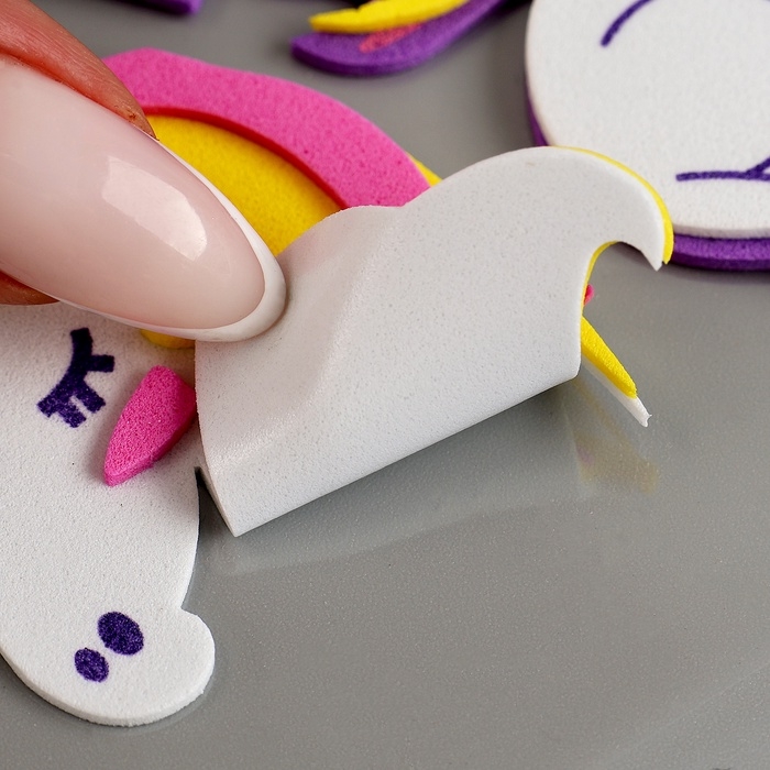 Набор наклеек из EVA  Набор наклеек из EVA "Единороги", 11 шт