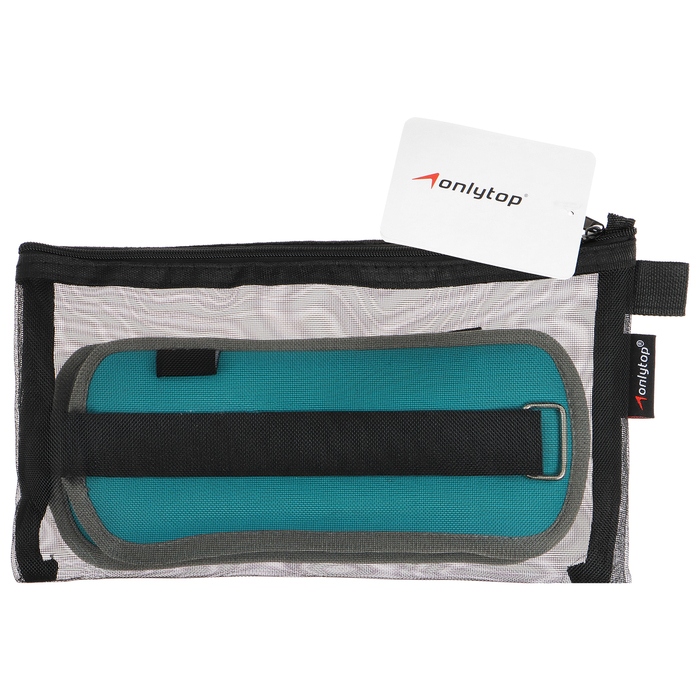 Утяжелители неопреновые ONLYTOP, 2 шт. х 0,25 кг, цвет мятный Утяжелители неопреновые ONLYTOP, 2 шт. х 0,25 кг, цвет мятный