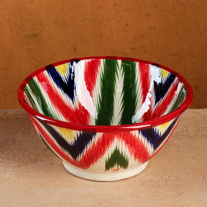 Коса Риштанская Керамика  Коса Риштанская Керамика "Атлас", 18 см, большая, разноцветная