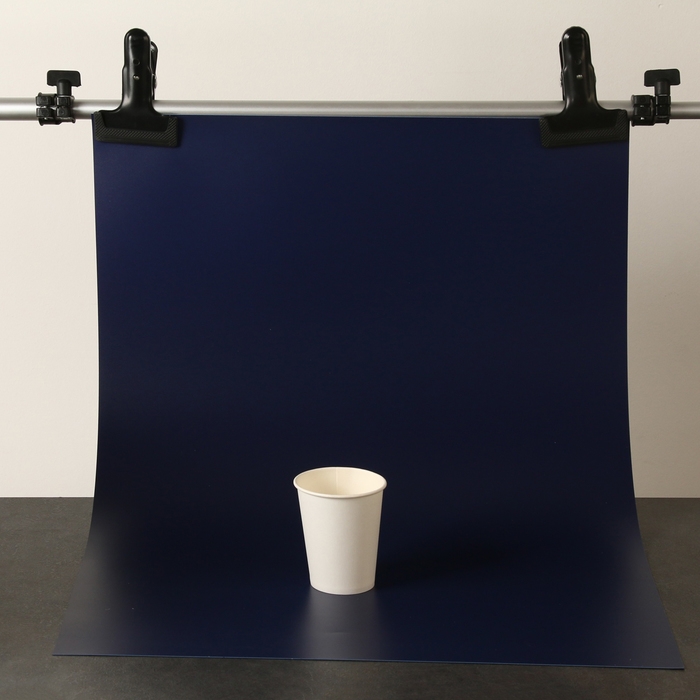 Фотофон для предметной съёмки Фотофон для предметной съёмки "Тёмно-синий" ПВХ, 50 х 70 см