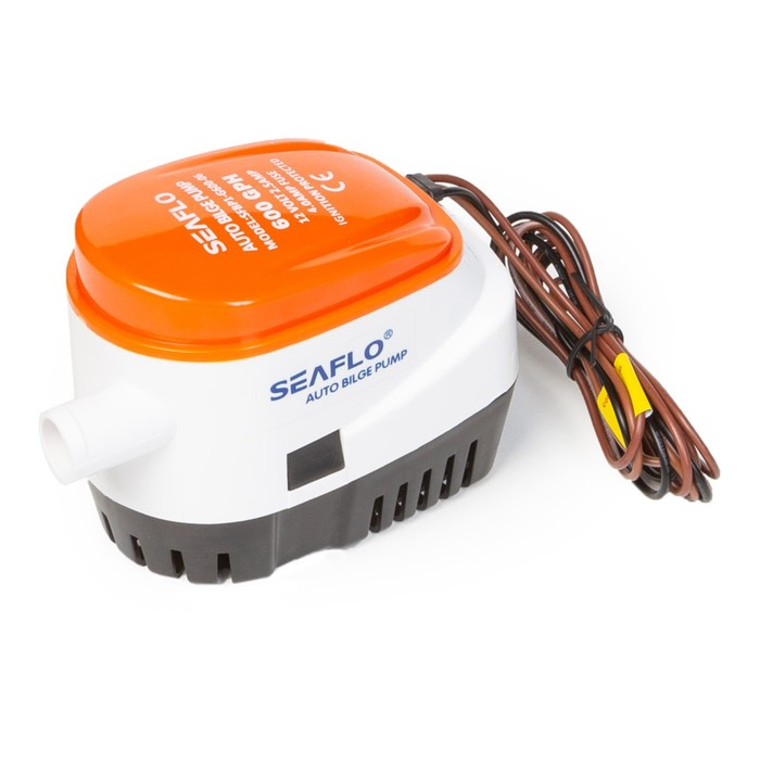 Помпа водооткачивающая SeaFlo SFBP1-G600-06 трюмная, электрическая, под патрубок 19 мм, 12V Помпа водооткачивающая SeaFlo SFBP1-G600-06 трюмная, электрическая, под патрубок 19 мм, 12V