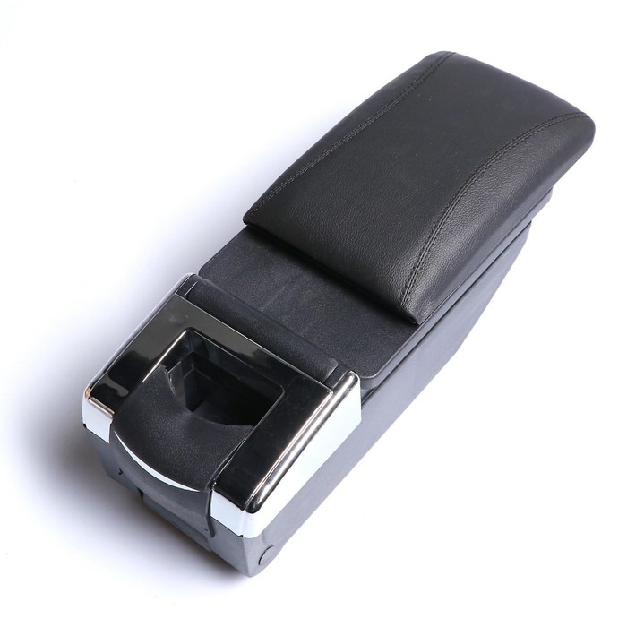 Подлокотник универсальный с пепельницей и подставкой подстаканником, черный, Подлокотник универсальный с пепельницей и подставкой подстаканником, черный,