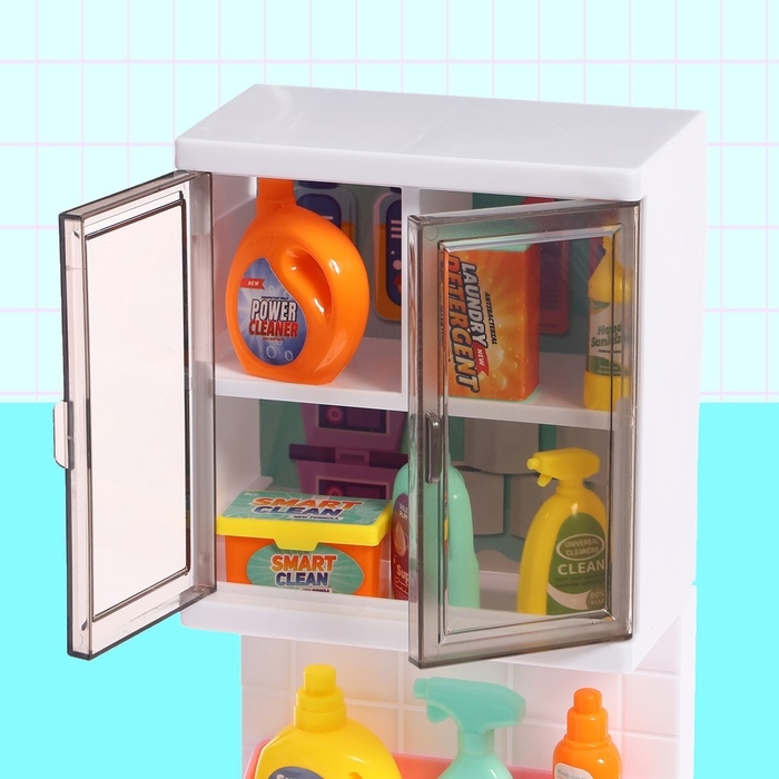 Набор мебели для кукол «Ванная комната», санузел, раковина, постирочная Набор мебели для кукол «Ванная комната», санузел, раковина, постирочная