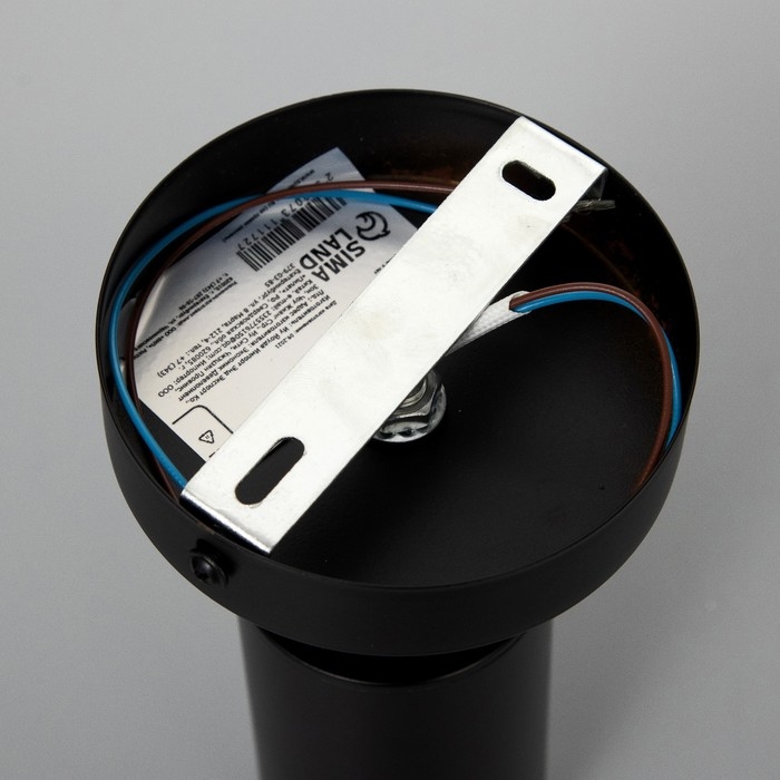 Спот 2484/1BK GU10 40Вт черный 10х11 см Спот 2484/1BK GU10 40Вт черный 10х11 см