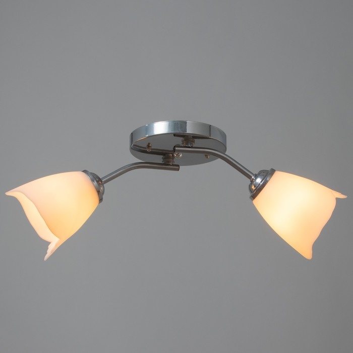 Люстра Оникс 2х15Вт E27 хром 50х15х15см BayerLux Люстра Оникс 2х15Вт E27 хром 50х15х15см BayerLux