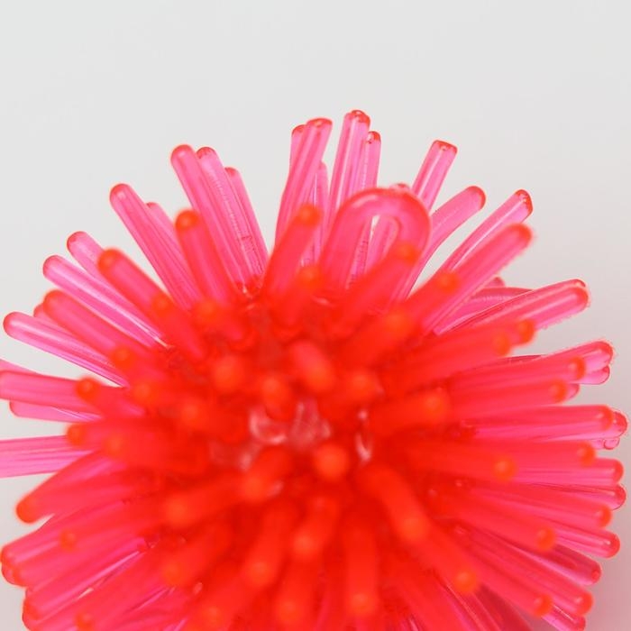 Шарик для кошек игольчатый, мягкий, 5 см, красный Шарик для кошек игольчатый, мягкий, 5 см, красный