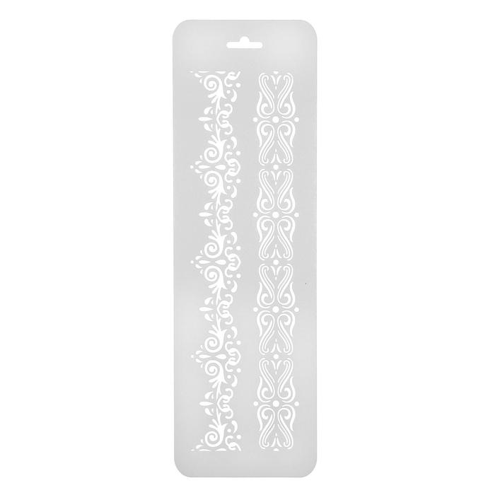 Трафарет пластиковый Трафарет пластиковый "Бордюр 27" 10 х 32 см