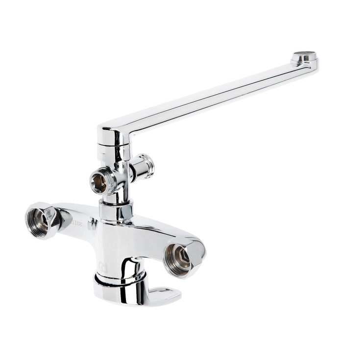 Смеситель для ванны ROEGEN RC100A, однорычажный, с душевым набором, цинк, хром Смеситель для ванны ROEGEN RC100A, однорычажный, с душевым набором, цинк, хром