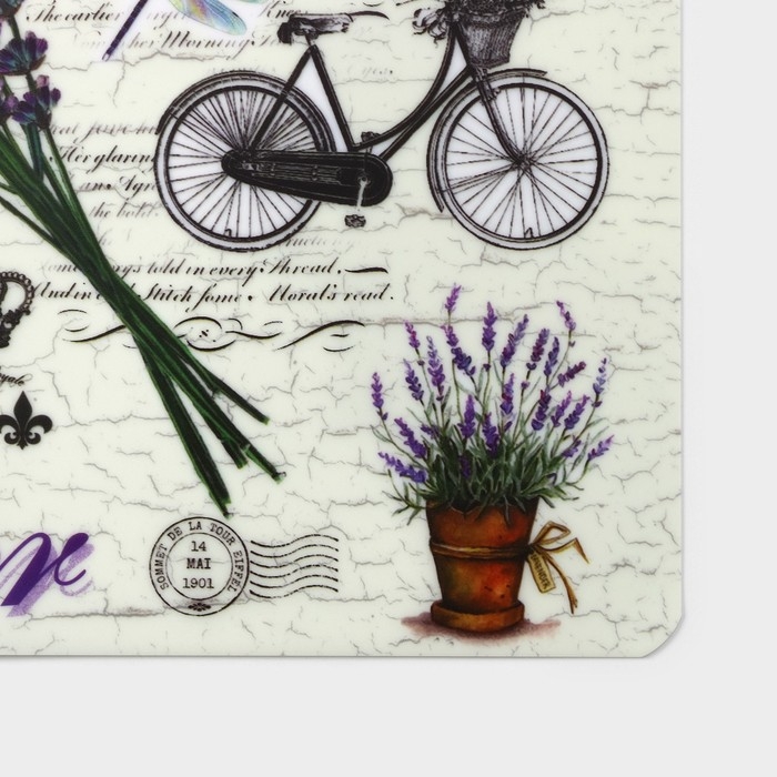 Салфетка сервировочная на стол Доляна «Лаванда», 42×29 см