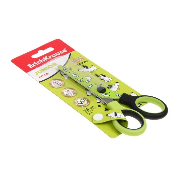 Ножницы детские 13 см, ErichKrause Junior Decor Sweet Loves, с принтом на лезвиях Ножницы детские 13 см, ErichKrause Junior Decor Sweet Loves, с принтом на лезвиях