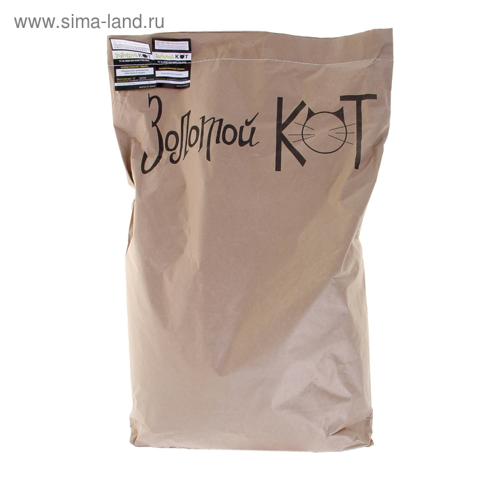 Наполнитель кукурузный Наполнитель кукурузный "Золотой кот", гранулированный, 20л, 10кг