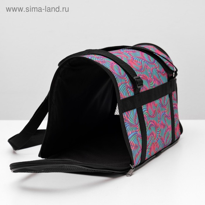 Сумка - переноска для животных, раскладная, нейлон, 35 х 20 х 22 см, микс расцветок Сумка - переноска для животных, раскладная, нейлон, 35 х 20 х 22 см, микс расцветок