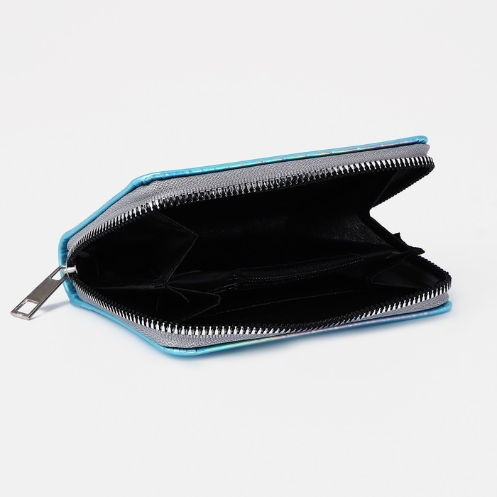 Кошелёк с голографическим эффектом &laquo;Не трогай!&raquo;, 12.5х9х2 см