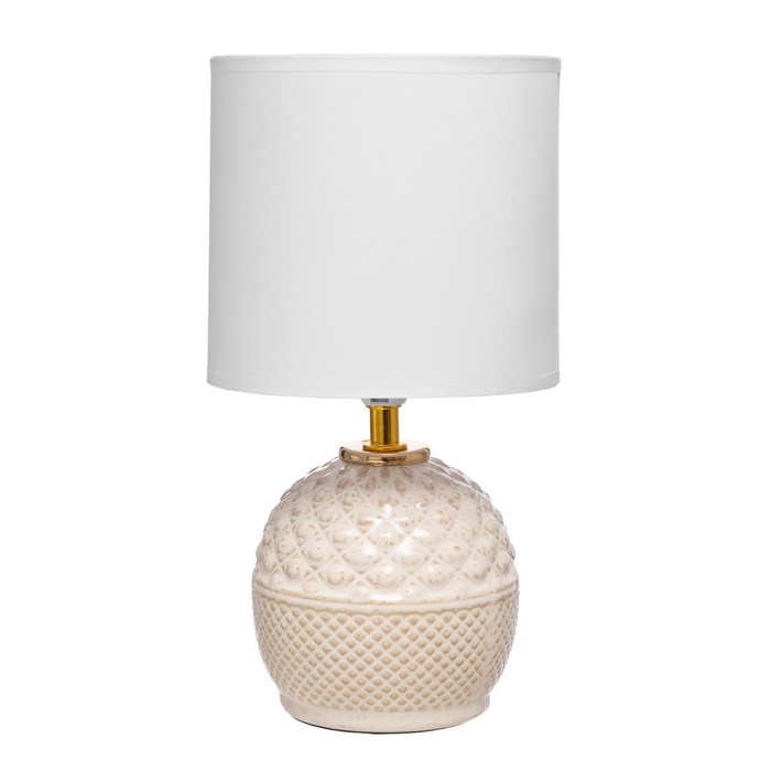 Настольная лампа Настольная лампа "Аурелия" Е14 40Вт белый 15х15х29 см