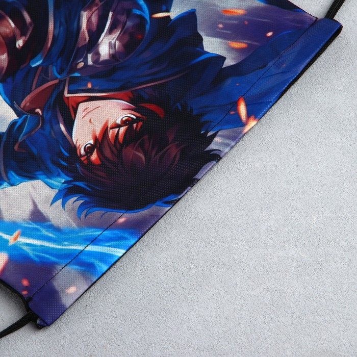 Мешок для обуви «Аниме воин» с прозрачным окном 30 х 40 см Мешок для обуви «Аниме воин» с прозрачным окном 30 х 40 см