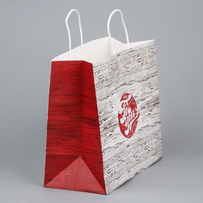 Пакет подарочный крафтовый, упаковка, For you, 32 х 28 х 15 см Пакет подарочный крафтовый, упаковка, For you, 32 х 28 х 15 см