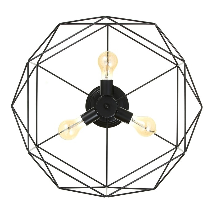 Светильник 2463/3E27 40Вт черный 58х58х22 см BayerLux