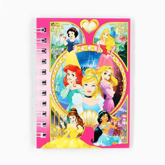 Блокнот А7, 28 листов, набор 4 шт., Дисней