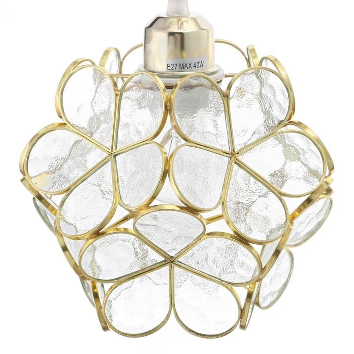 Светильник BayerLux 40307/1 E27 40Вт золото 22х22х24-124 см